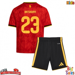 Belgium Michy Batshuayi #23 Replica Home Stadium Kit for Kids World Cup 2026 Short Sleeve (+ pants)